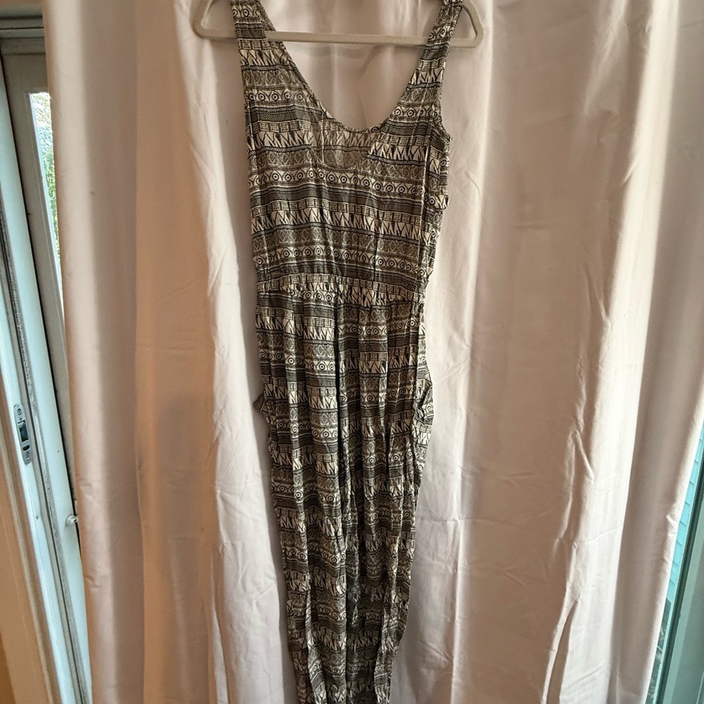Ark & Co Black and White Patterned Jumpsuit - Picture 4 of 6